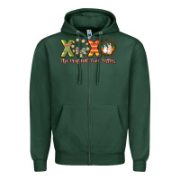 Sports Green Xoxo the original love letters Zipper Hoodie - NancyCooperArtShop