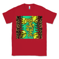 Red softball leopard Classic Tee - NancyCooperArtShop