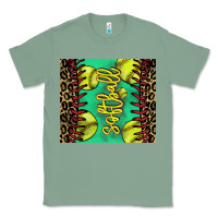 Sage softball leopard Classic Tee - NancyCooperArtShop