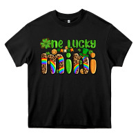 Black st patricks one lucky mini Heavy Core Tee - AdoDesignShop