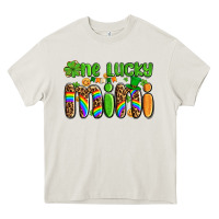 Cream st patricks one lucky mini Heavy Core Tee - AdoDesignShop