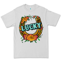 Dove Grey horseshoe lucky Premium Tee - JahusDesignShop