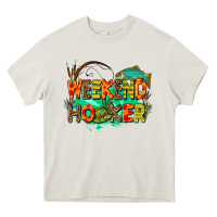 Cream weekend hooker Heavy Core Tee - AdoDesignShop