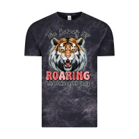 Cloud Black the heavens are roaring tiger Vintage Tee - MaliasSmallBusiness