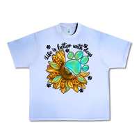 Life Is Better With Dogs Urban Heavy Tee | Teevron