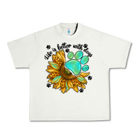 Pistachio life is better with dogs Urban Heavy Tee - NancyCooperArtShop