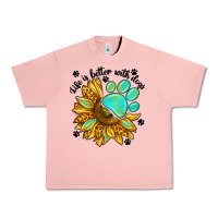 Salmon life is better with dogs Urban Heavy Tee - NancyCooperArtShop