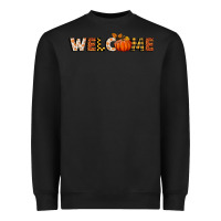 Black welcome pumpkin Heavyweight Sweatshirt - BundleAndBundleShop
