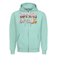 Seafoam Spring break Zipper Hoodie - NancyCooperArtShop
