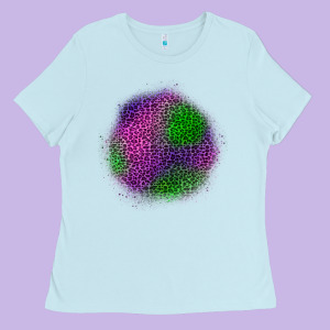 Halloween Leopard Patch Ladies Tee Designed By Bundleandbundleshop