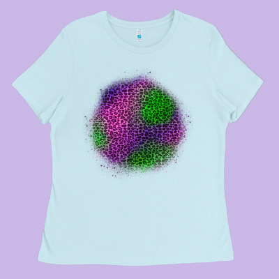 Halloween Leopard Patch Ladies Tee Designed By Bundleandbundleshop