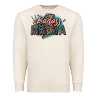 Sandshell Badass Mama Mother's Day png sublimation design do Premium Sweatshirt - CowGirlArtShop