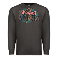 Smoke Badass Mama Mother's Day png sublimation design do Premium Sweatshirt - CowGirlArtShop