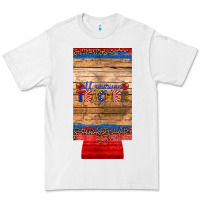 White all american teacher 12 oz slim can cooler Premium Tee - Artiststas
