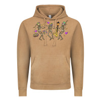 Vintage Camel dancing skeletons mardi gras Vintage Hoodie - MaliasSmallBusiness