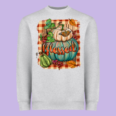 Blessed Heavyweight Sweatshirt Designed By Bundleandbundleshop
