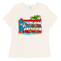 Bone puerto rico and flowers with frog Ladies Tee - AdoDesignShop