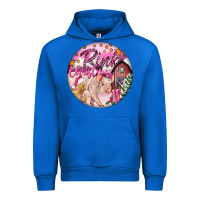 Cobalt pink christmas pig Urban Hoodie - FaDigitalArtStudio