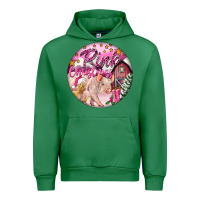 Emerald pink christmas pig Urban Hoodie - FaDigitalArtStudio