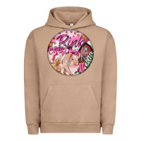 Pigment Burro pink christmas pig Urban Hoodie - FaDigitalArtStudio