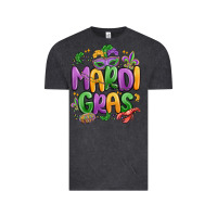 Vintage Black mardi gras Vintage Tee - MaliasSmallBusiness