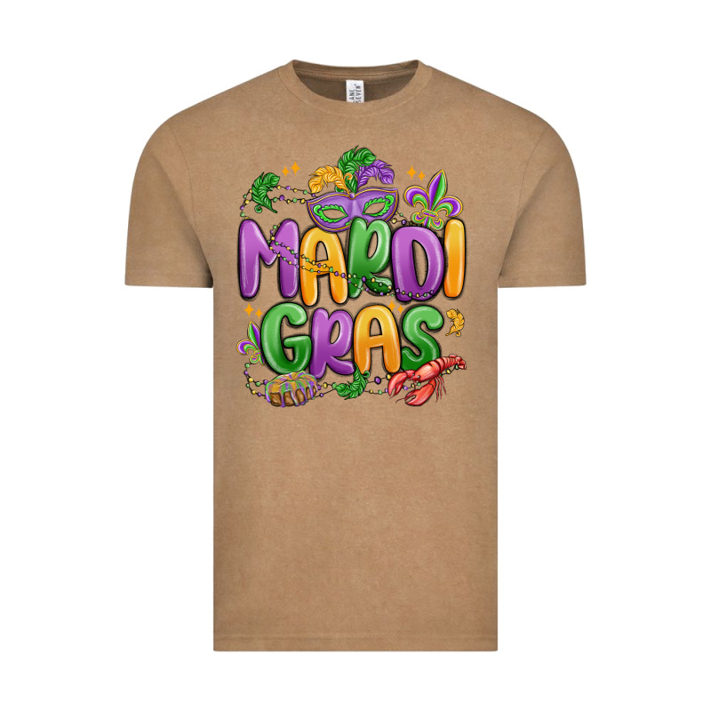 Mardi Gras Vintage Tee by MaliasSmallBusiness | Teevron