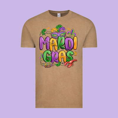 Mardi Gras Vintage Tee Designed By Maliassmallbusiness