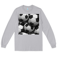 Moon Dust soccer seamless pattern Long Sleeve Tee - BundleAndBundleShop