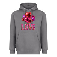 Storm Love heart balloons Valentine's Day Heavyweight Hoodie - HowdyJamesFarm