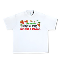 White i cant make everyone happy i an not a pizza Urban Heavy Tee - MaliasSmallBusiness