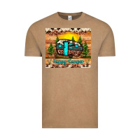 Vintage Coffee happy camper Vintage Tee - JahusDesignShop