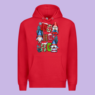 Ho Ho Ho Gnomes Premium Hoodie Designed By Cowgirlartshop