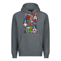 Rock ho ho ho gnomes Premium Hoodie - CowGirlArtShop