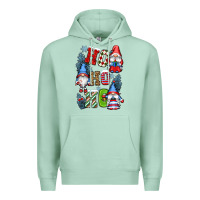 Seafoam ho ho ho gnomes Premium Hoodie - CowGirlArtShop