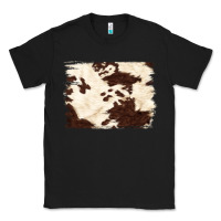 Black brown cowhide background Classic Tee - NancyCooperArtShop
