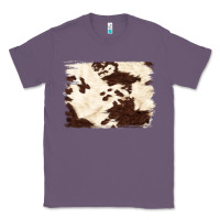 Brown Cowhide Background Classic Tee | Teevron