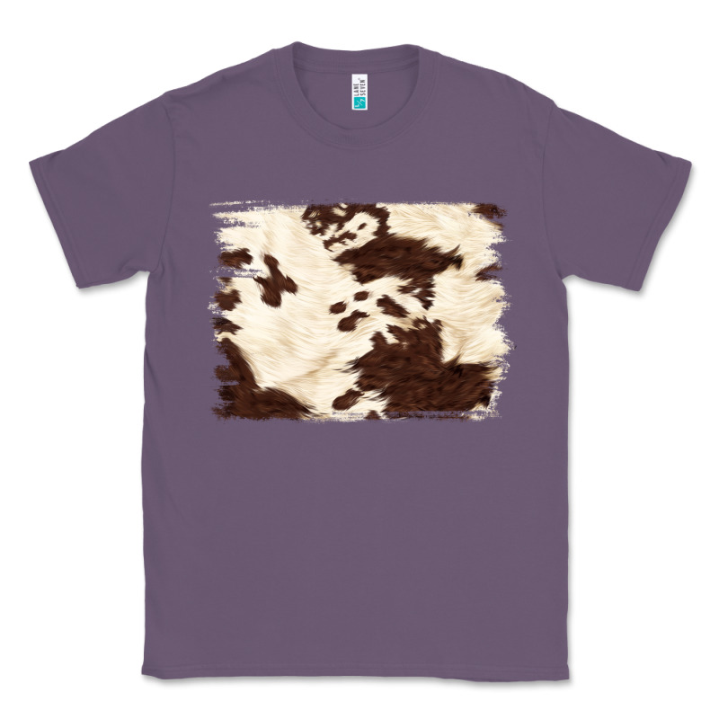 Brown Cowhide Background Classic Tee by NancyCooperArtShop | Teevron