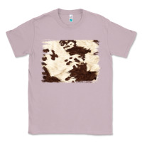 Lilac brown cowhide background Classic Tee - NancyCooperArtShop