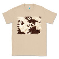 Mushroom brown cowhide background Classic Tee - NancyCooperArtShop
