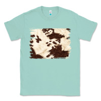 Seafoam brown cowhide background Classic Tee - NancyCooperArtShop