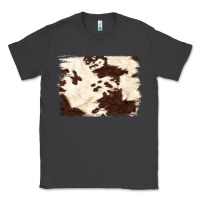 Smoke brown cowhide background Classic Tee - NancyCooperArtShop