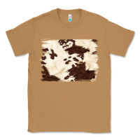 Toasted Coconut brown cowhide background Classic Tee - NancyCooperArtShop