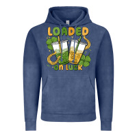 Vintage Denim loaded on luck Vintage Hoodie - MaliasSmallBusiness
