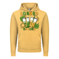 Vintage Mustard loaded on luck Vintage Hoodie - MaliasSmallBusiness