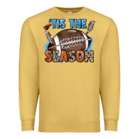 Antique Gold Tis the season lightning bolt Premium Sweatshirt - HowdyJamesFarm