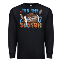 Black Tis the season lightning bolt Premium Sweatshirt - HowdyJamesFarm