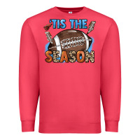 Cardinal Tis the season lightning bolt Premium Sweatshirt - HowdyJamesFarm