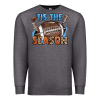 Charcoal Heather Tis the season lightning bolt Premium Sweatshirt - HowdyJamesFarm