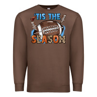 Chestnut Tis the season lightning bolt Premium Sweatshirt - HowdyJamesFarm