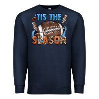 Navy Tis the season lightning bolt Premium Sweatshirt - HowdyJamesFarm